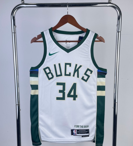 Maillot Milwaukee Bucks Blanc