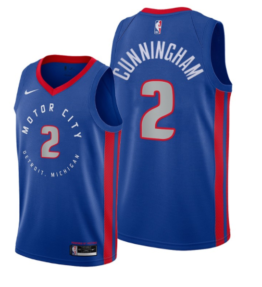 Maillot Detroit Pistons bleu 2