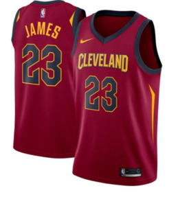 Maillot Cleveland Cavaliers bordeau