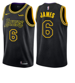 Maillot Los Angeles Lakers black mamba