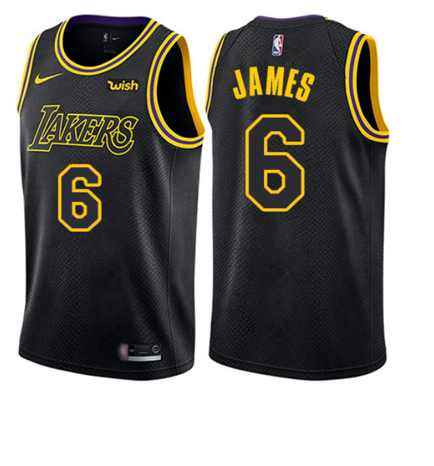 Maillot Los Angeles Lakers black mamba