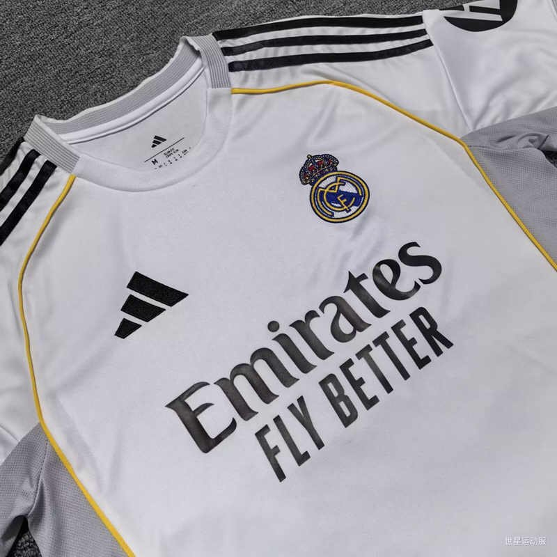 Maillot Domicile Real Madrid Saison 2025-2026 (Flocage Gratuit) – Image 4