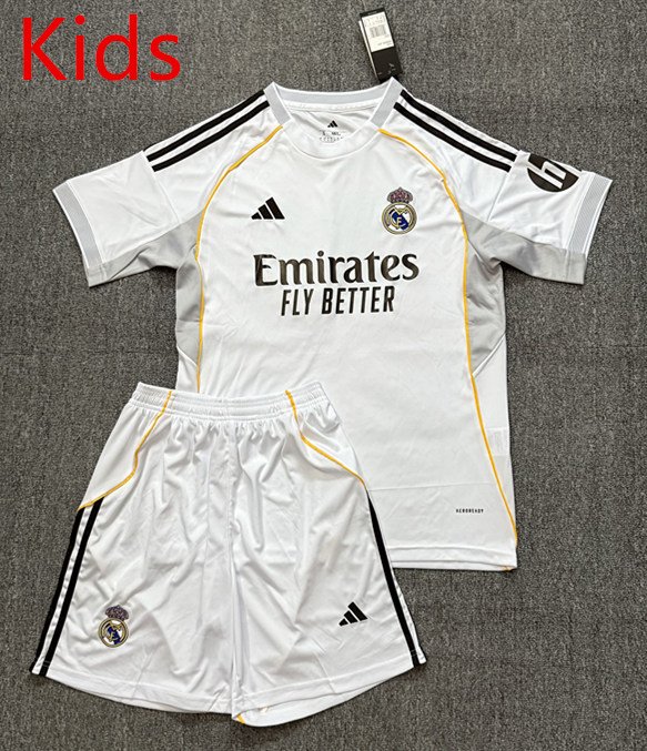 Maillot Domicile enfant Real Madrid 2025-2026 _ Real Madrid kid home jersey 2025-2026 (1)