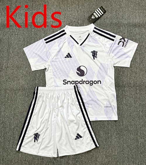 Maillot Enfant Extérieur Manchester United 2025-2026 _ Manchester United Away kid jersey 2025-2026 (1)