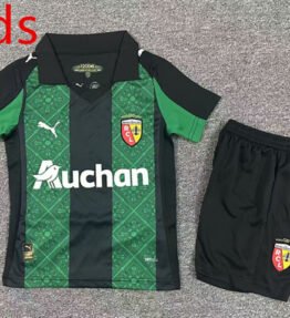 Maillot Enfant Extérieur RC lens 2025-2026 _ Rc lens kid away jersey 2025-2026 (1)