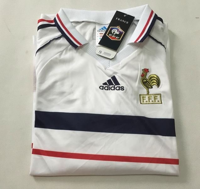 Maillot Extérieur Equipe de France Retro 1998 (Flocage Gratuit) – Image 4