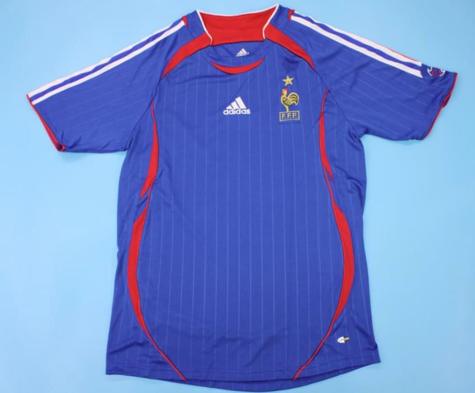 Maillot Equipe de France Retro 2006 (Flocage Gratuit)