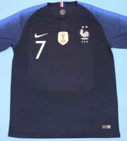 Maillot France coupe du monde 2018 Domicile 4