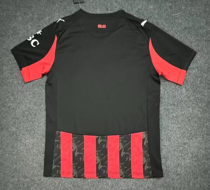 Maillot domicile Ac Milan 2025-2026 _ Ac Milan home jersey 2025-2026 (2)