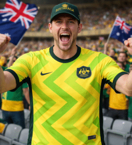 Maillot domicile Australie coupe du monde 2026_ Australia Home jersey world cup 2026 (2)
