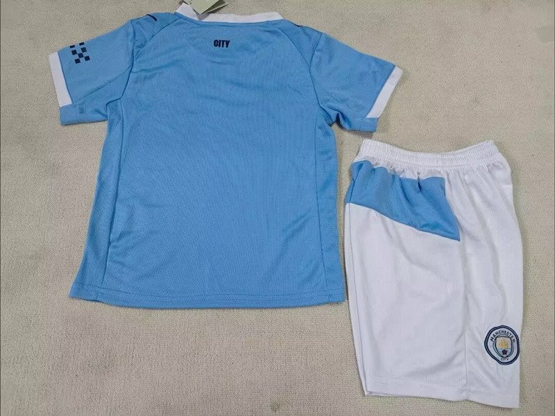 Maillot enfant Domicile Manchester City 2025-2026 _ Manchester City home kid jersey 2025-2026 (2)