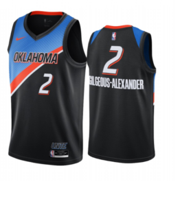 Maillot Thunder Oklahoma City noir