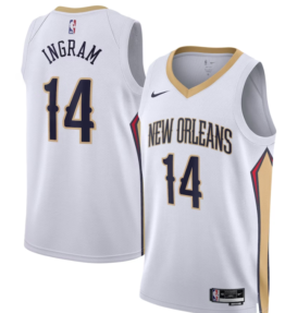 maillot New Orleans Pellicans blanc