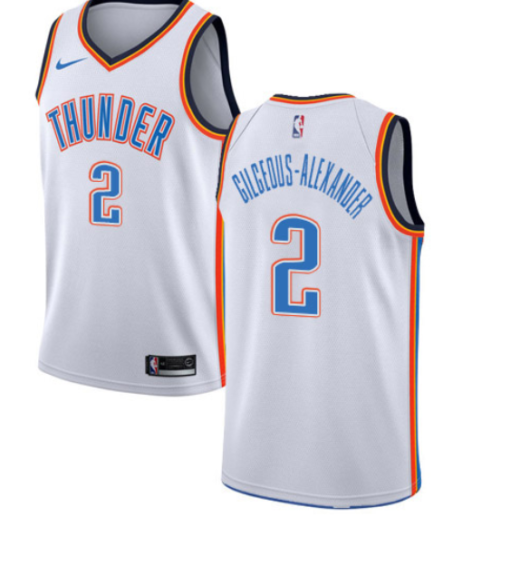 Maillot Thunder Oklahoma City blanc