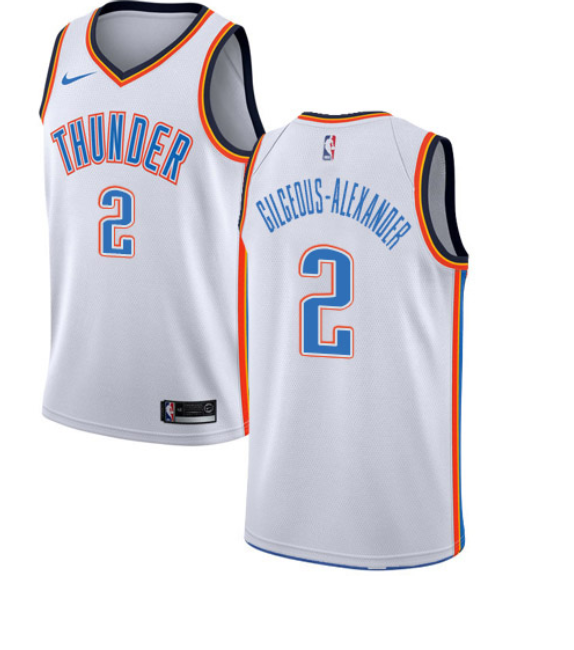 Maillot Thunder Oklahoma City blanc