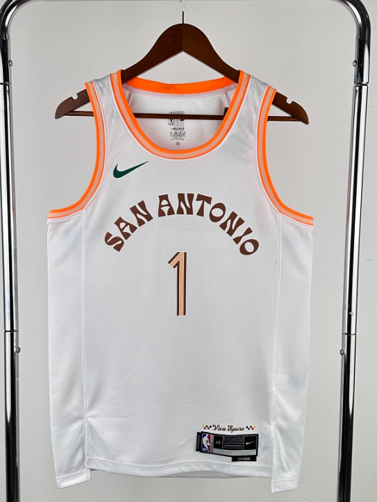 Maillot San Antonio Spurs blanc 2