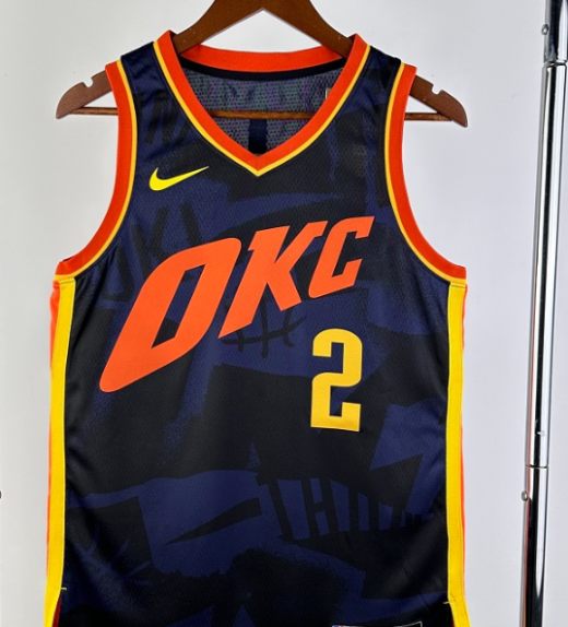 Maillot Thunder Oklahoma City bleu