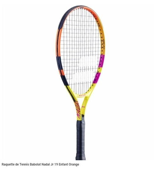 RAQUETTE DE TENNIS BABOLAT NADAL JR 19 ENFANT ORANGE 2