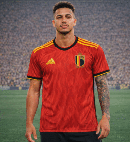 Maillot domicile Belgique coupe du monde 2026_ Belgium Home jersey world cup 2026(1)